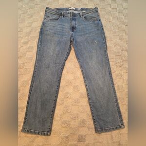 English Laundry Men’s Harrow Straight Fit Stretch Denim Blue Jeans Size 38x30